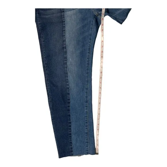 Madewell Women's Cruiser Straight Crop Jeans: Two Tone Edition Size 32 NWOT