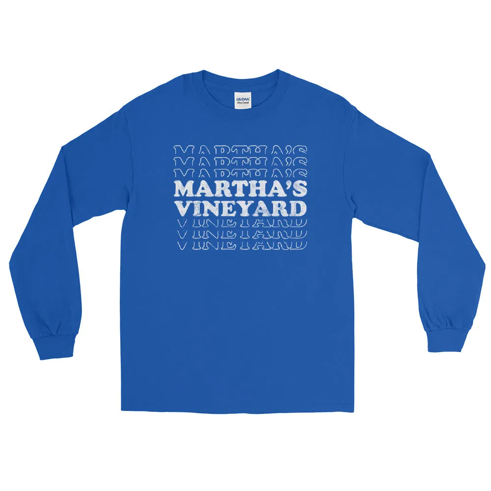 Martha’s Vineyard Retro Long Sleeve Shirt