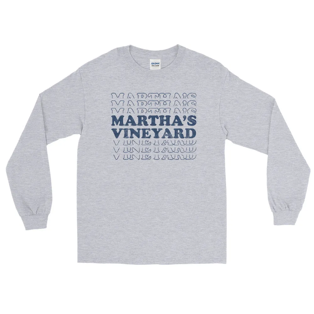 Martha’s Vineyard Retro Long Sleeve Shirt