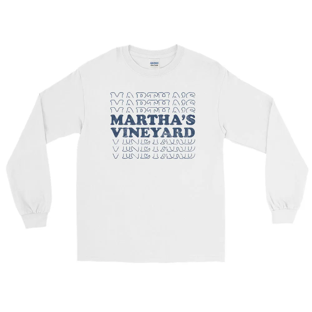 Martha’s Vineyard Retro Long Sleeve Shirt