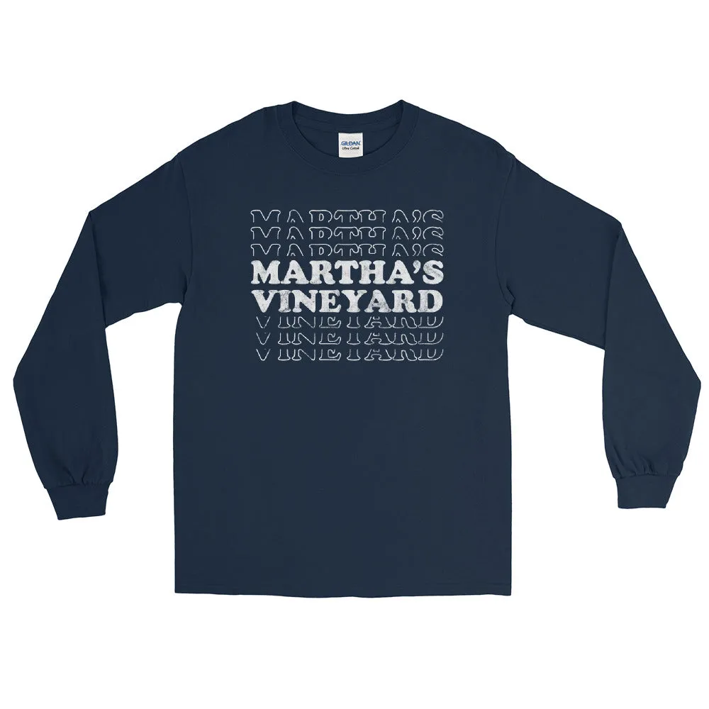 Martha’s Vineyard Retro Long Sleeve Shirt