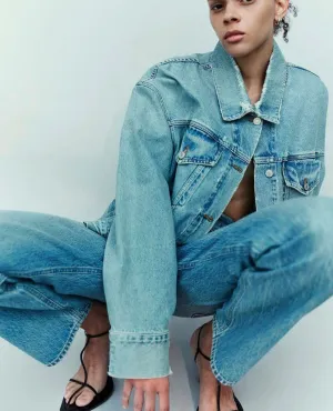Martika Denim Jacket in Fray