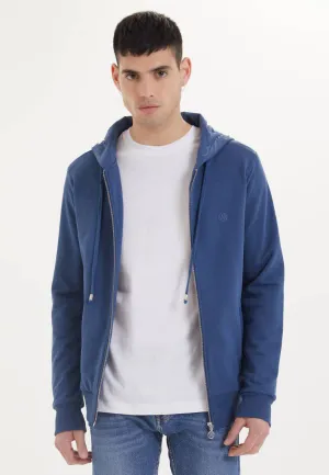 Mavi Basic Fermuarlı Cepli Pamuklu Regular Fit Kapüşonlu Erkek Sweatshirt ESSENTIALS ZIP HOODIE