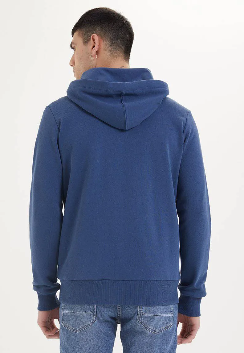 Mavi Basic Fermuarlı Cepli Pamuklu Regular Fit Kapüşonlu Erkek Sweatshirt ESSENTIALS ZIP HOODIE