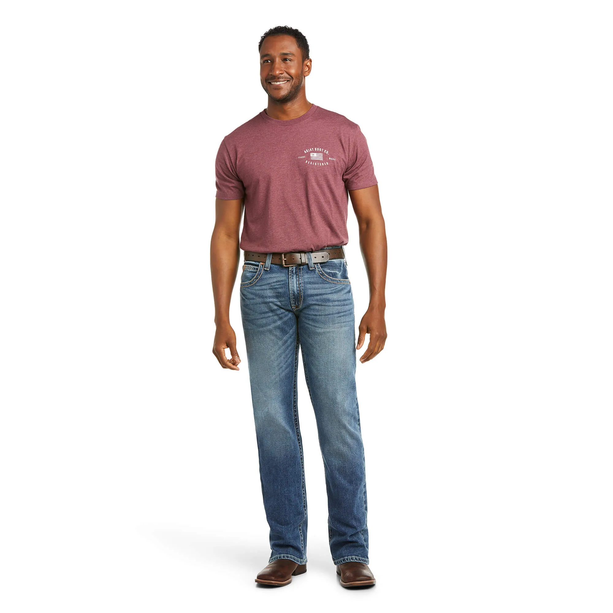 Men's Ariat  M5 Slim Stretch Stillwell Stackable Straight Leg Jean 10021879