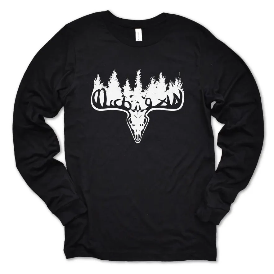 Michigan Buck long sleeve tee