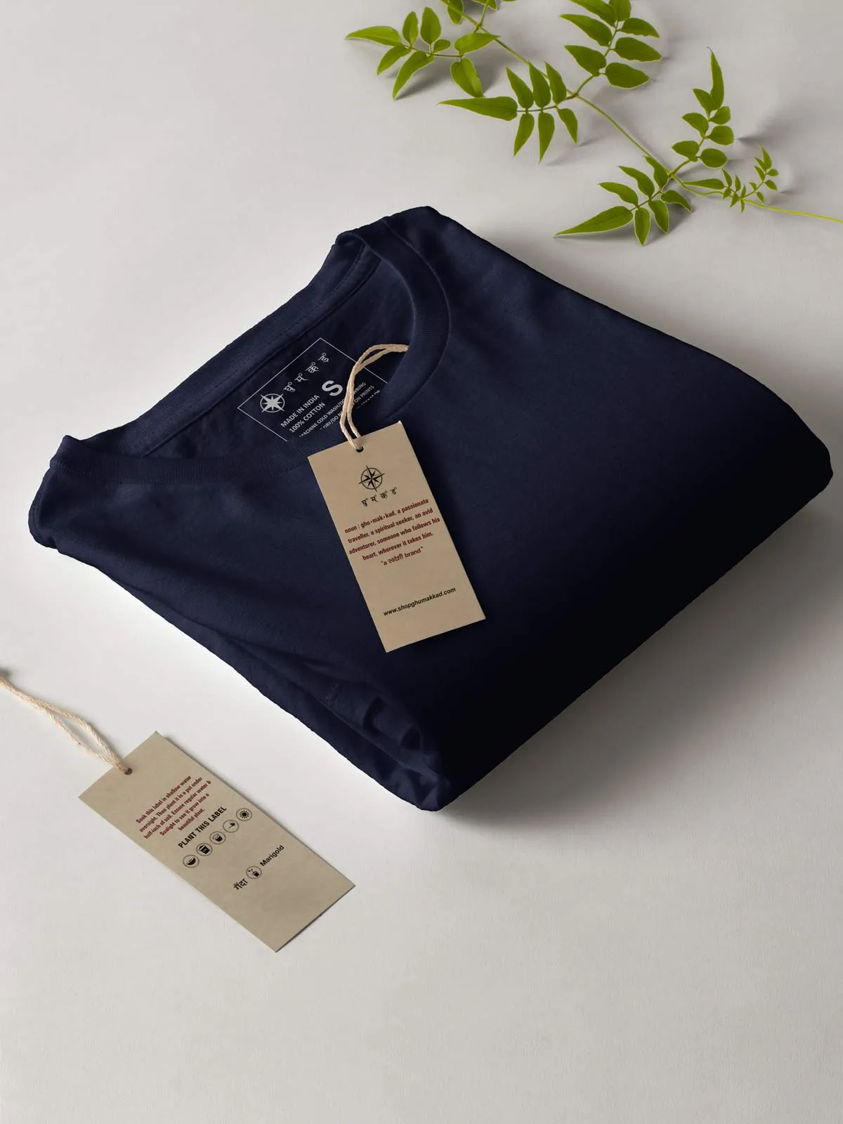 Midnight Blue | Plain t shirt