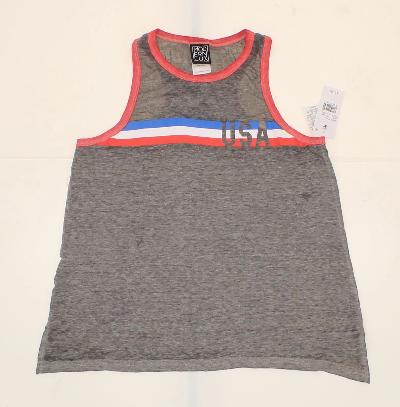 Modern Lux Women's USA Graphic Racerback Tank Top