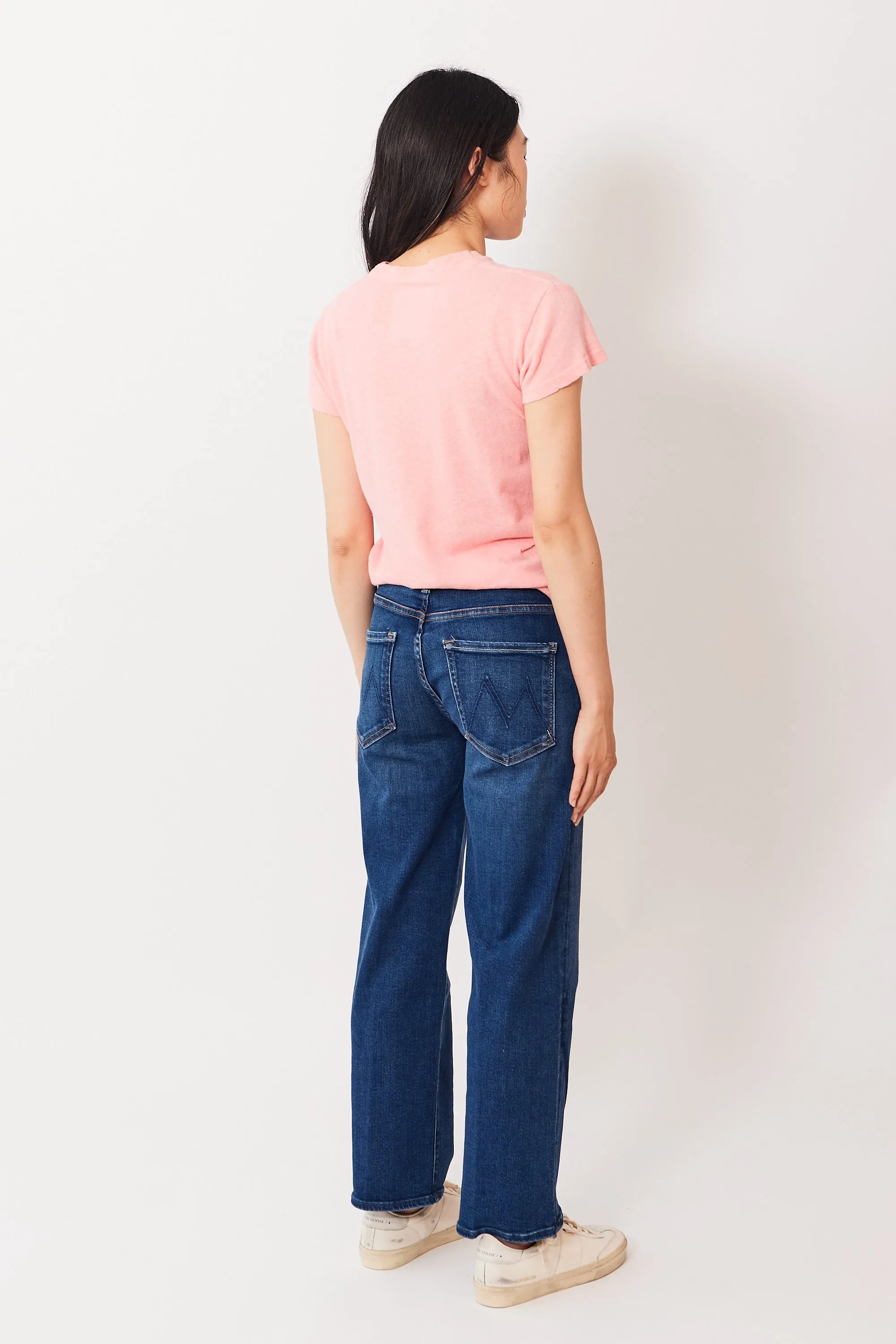 Mother Denim The Mid Rise Rambler Zip Ankle