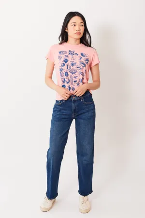 Mother Denim The Mid Rise Rambler Zip Ankle
