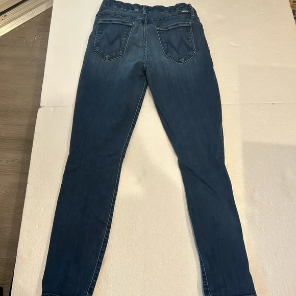 Mother high waisted looker ankle jeans in the road to paradise