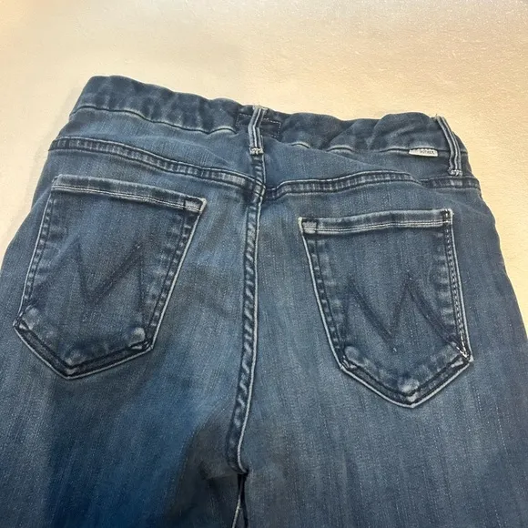 Mother high waisted looker ankle jeans in the road to paradise