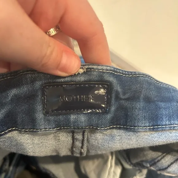 Mother high waisted looker ankle jeans in the road to paradise