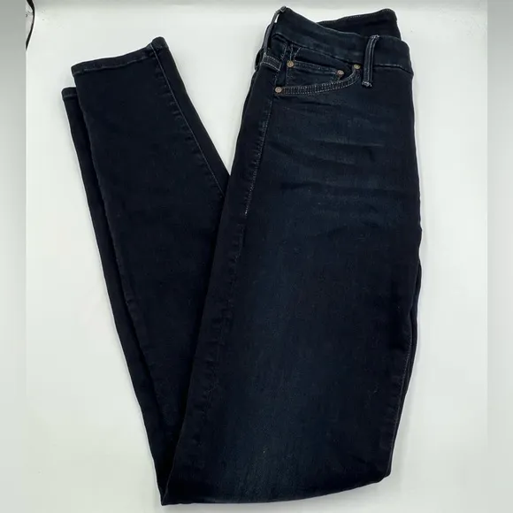 MOTHER High Waisted Looker Skinny Jeans