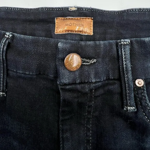 MOTHER High Waisted Looker Skinny Jeans