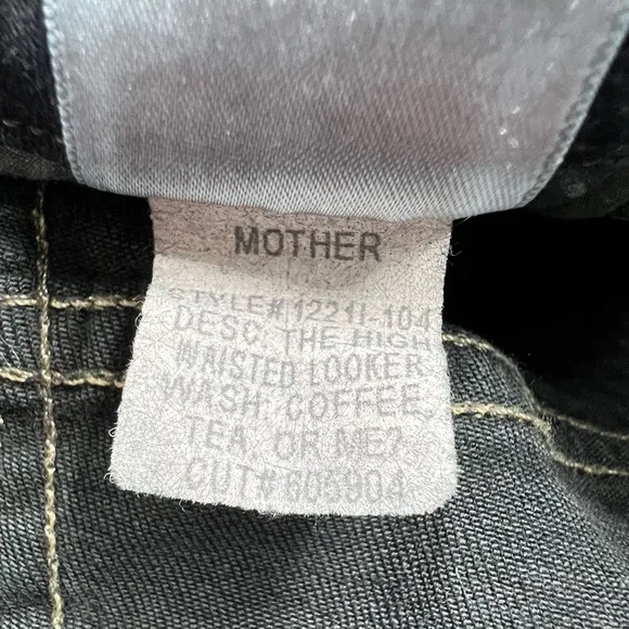 MOTHER High Waisted Looker Skinny Jeans