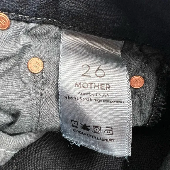 MOTHER High Waisted Looker Skinny Jeans
