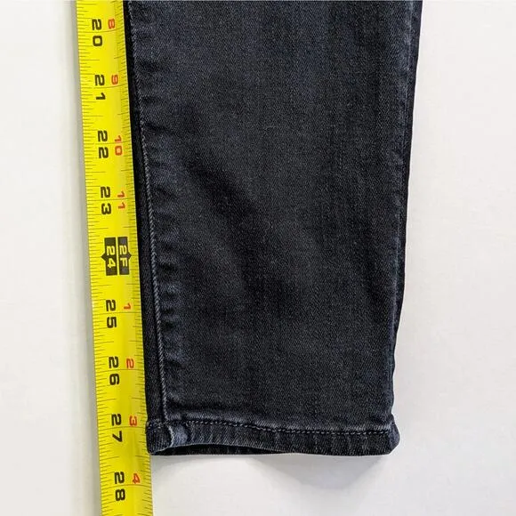 Mother Jeans Looker Womens 28 Charcoal Black Skinny High Waist Coffee Tea or Me