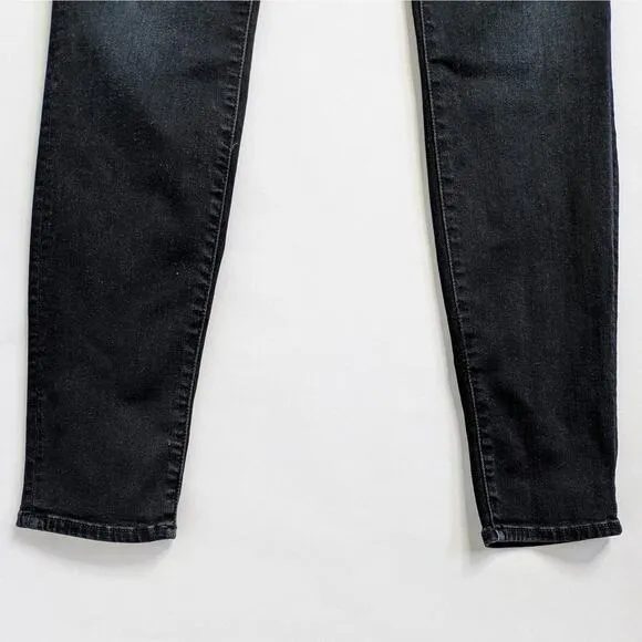 Mother Jeans Looker Womens 28 Charcoal Black Skinny High Waist Coffee Tea or Me