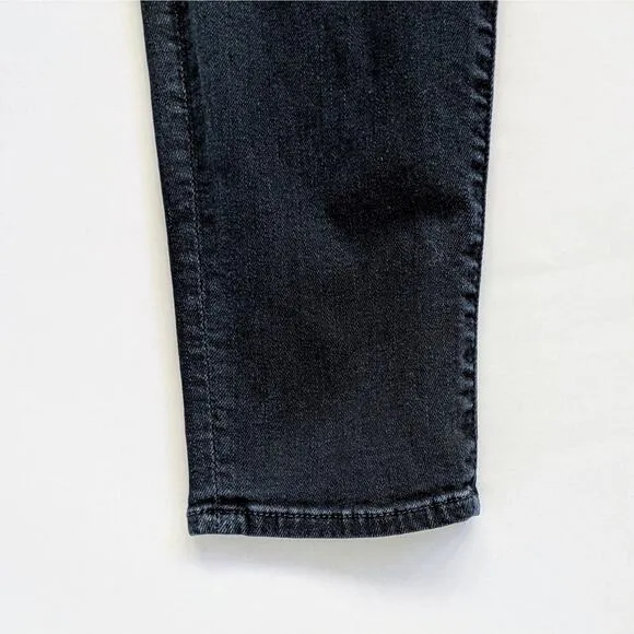 Mother Jeans Looker Womens 32 Charcoal Black Skinny High Waist Coffee Tea or Me