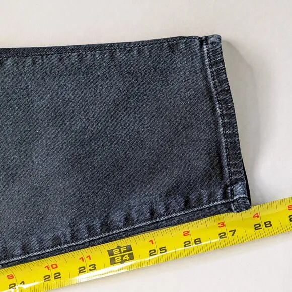 Mother Jeans Looker Womens 32 Charcoal Black Skinny High Waist Coffee Tea or Me