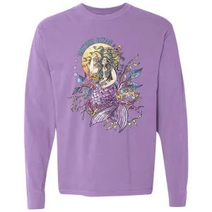 Mother Ocean Long Sleeve T-Shirt - Violet