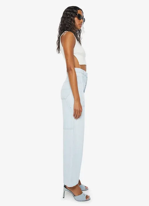 Mother Snacks High Waisted Smoothie Carpenter Ankle Jeans - Over Ice
