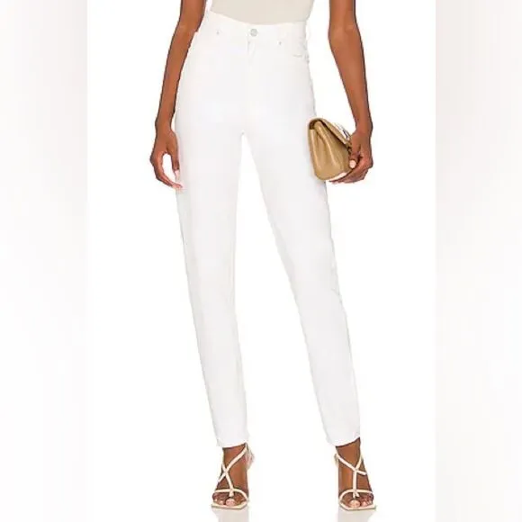 Mother SNACKS! High Waisted Straight Leg Twizzy Skimp Jeans in Sticky Rice sz 27