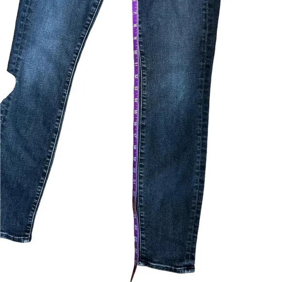 MOTHER The High Waisted Looker Jeans Black Hawk Size 24​