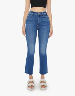 Mother The Hustler Ankle Fray Jeans in Grasping at Straws