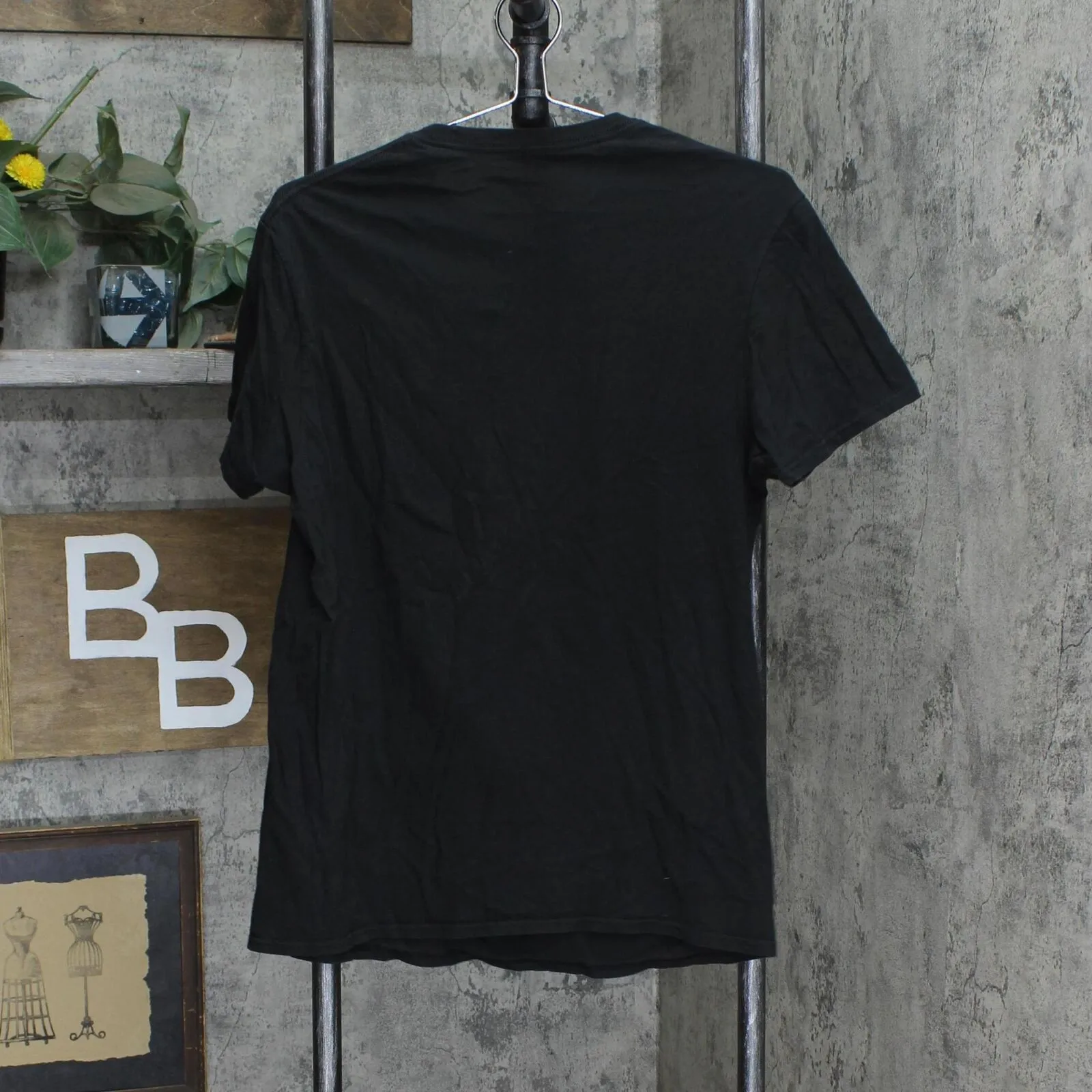 Naruto Mens Vintage 2007 Shippud Collection Graphic T-Shirt Tee Black M