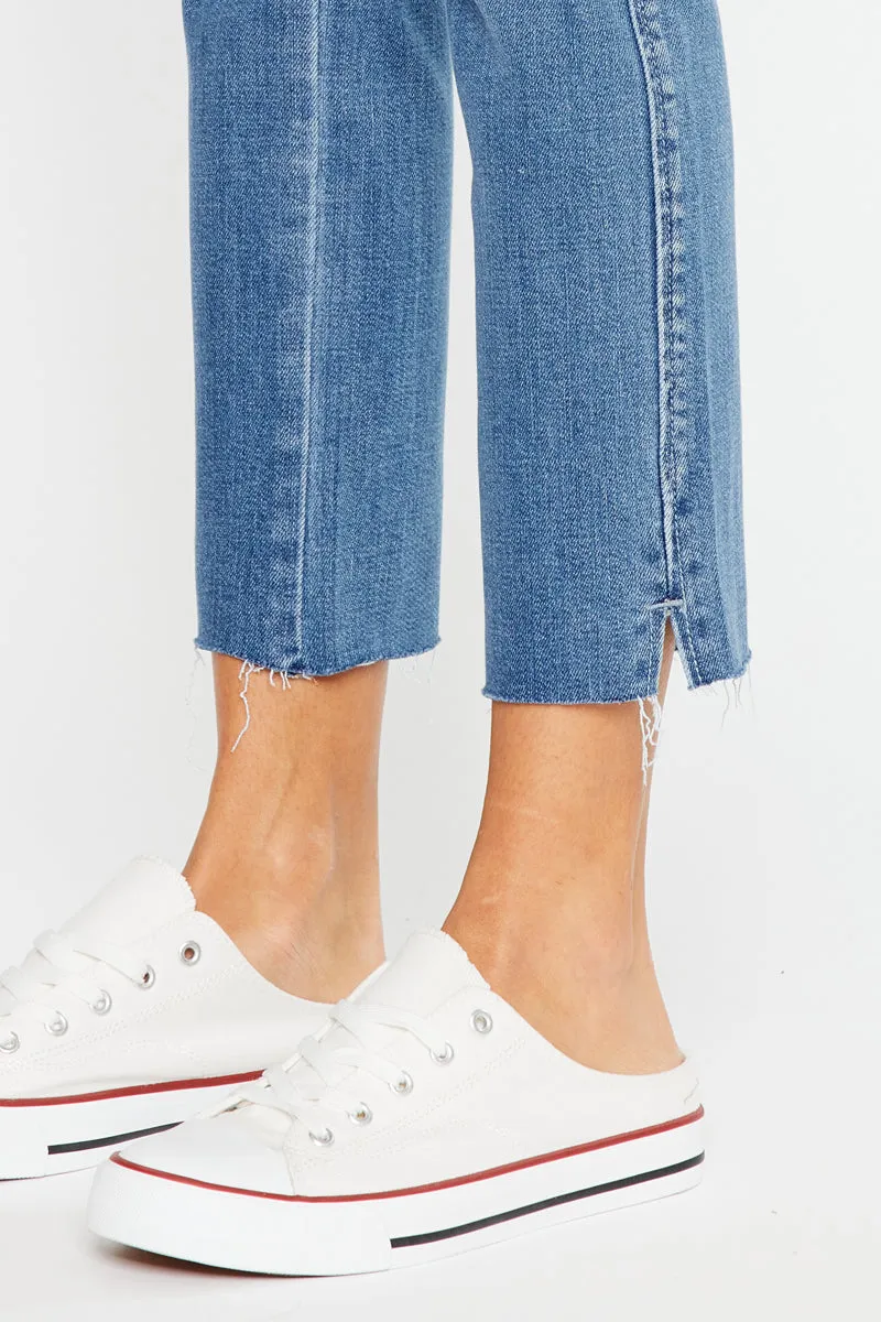 Nava High Rise Slim Straight Leg Jeans