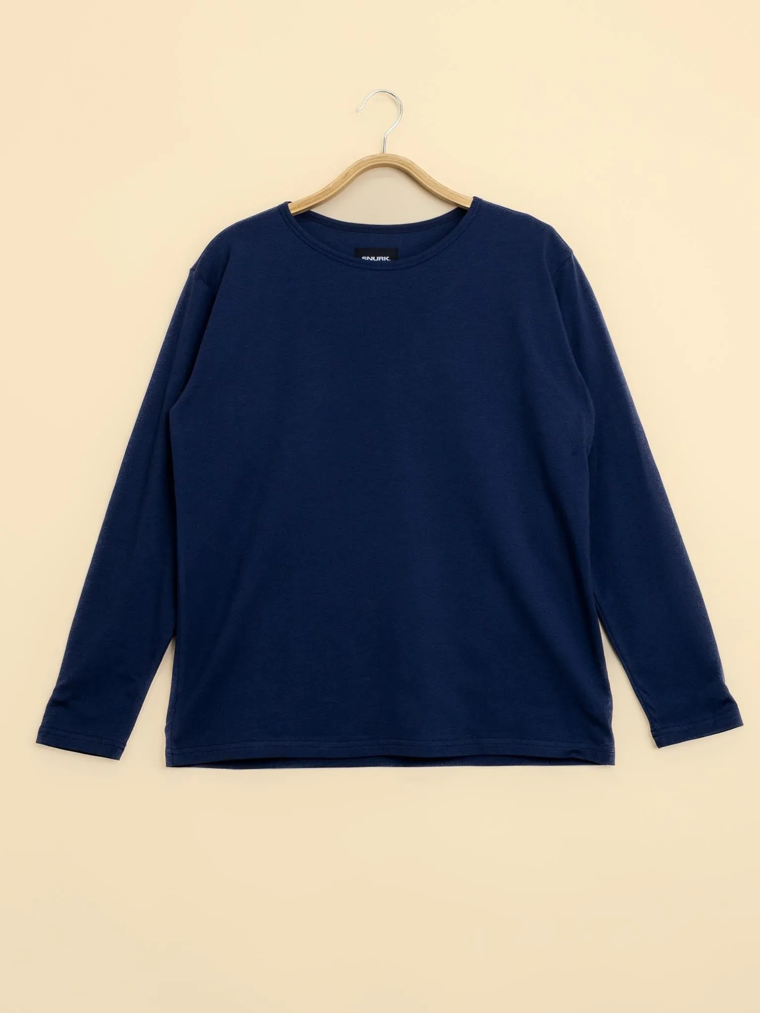 Navy Long Sleeve T-shirt Dames