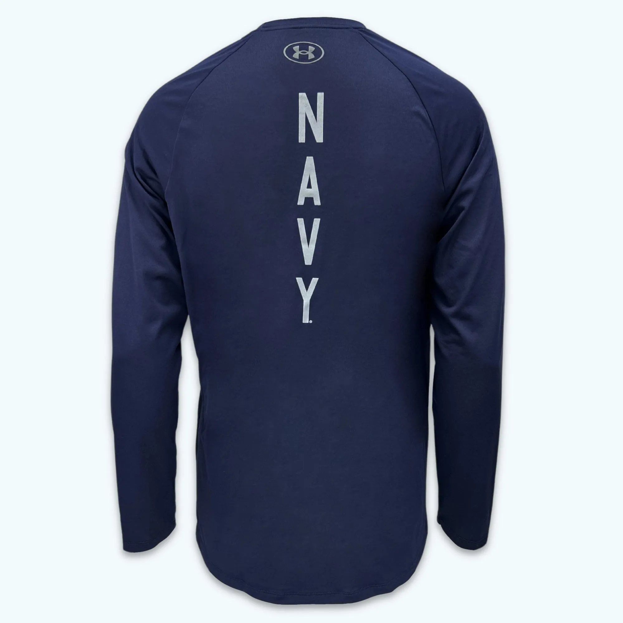 Navy Under Armour Anchor Silent Service Spine Long Sleeve T-Shirt (Navy)