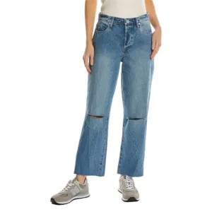 NEW Blank NYC Baxter Ribcage Straight Leg Jeans Sz. 25 Overboard Blue High Waist