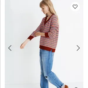 NEW • Madewell • Arden Striped V Neck Sweater