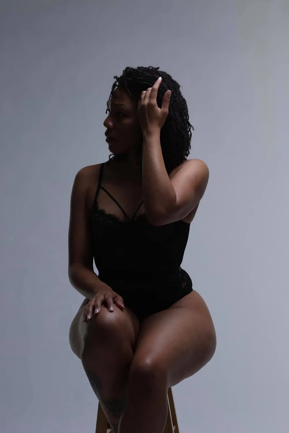 Noir Lace Teddy