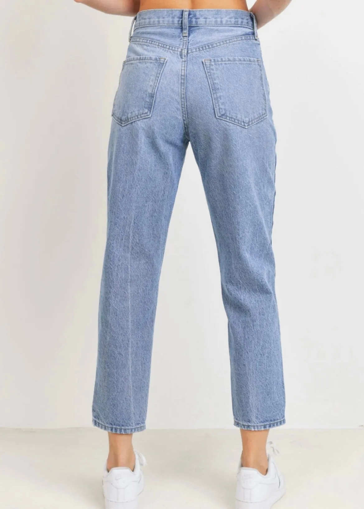 Non Stretch Mom Jeans