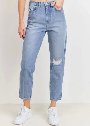 Non Stretch Mom Jeans