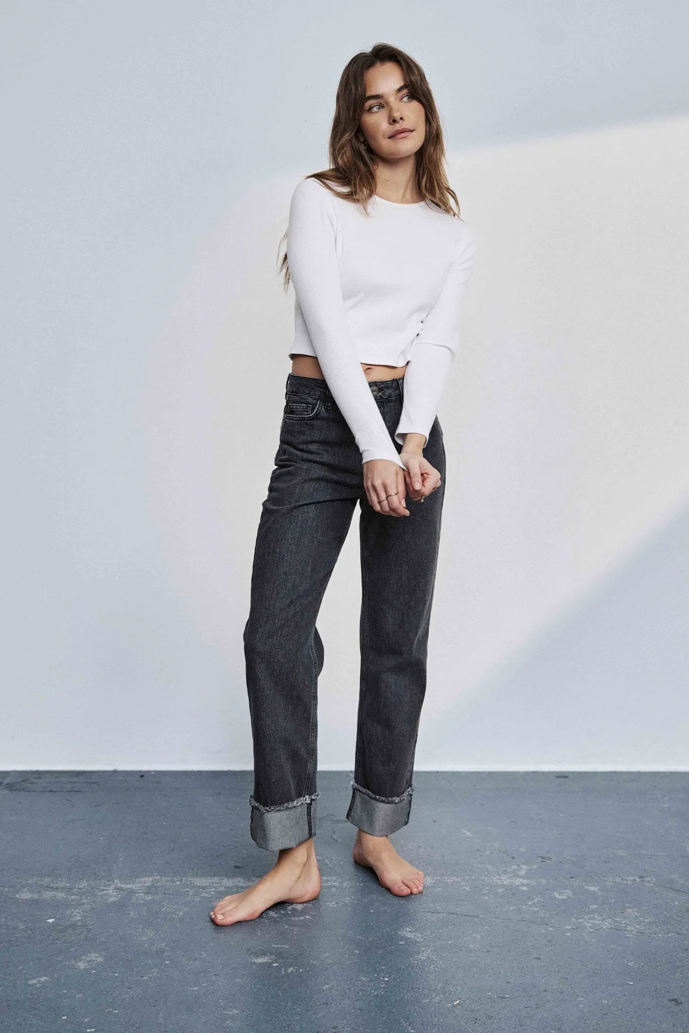 NUTORONTO JEANS - DARK GREY - Dark Grey Denim