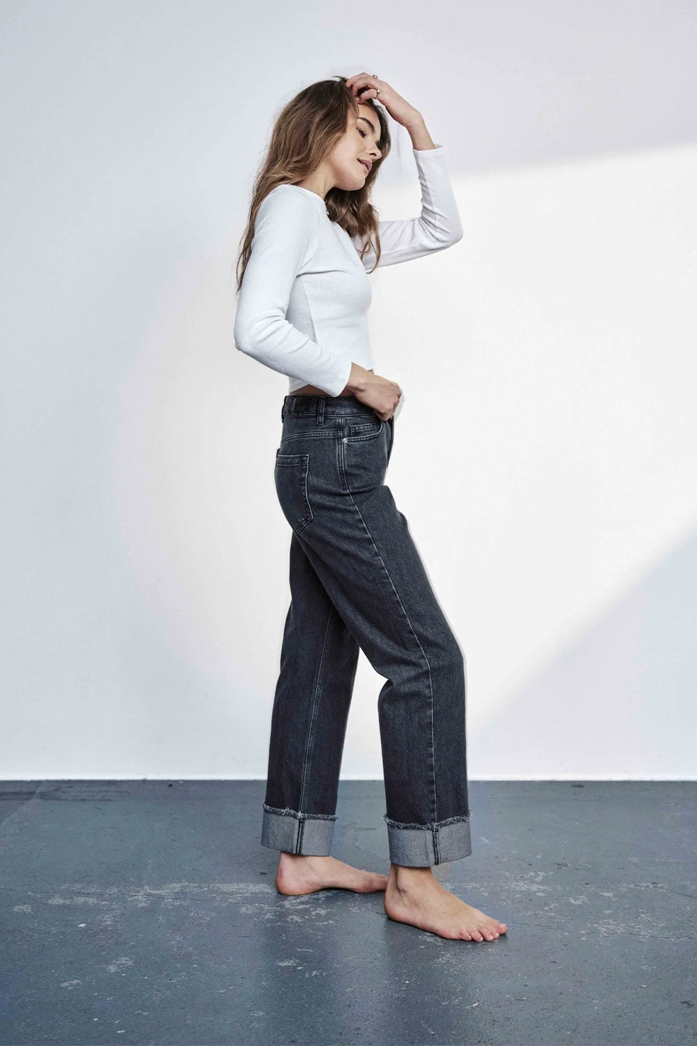 NUTORONTO JEANS - DARK GREY - Dark Grey Denim