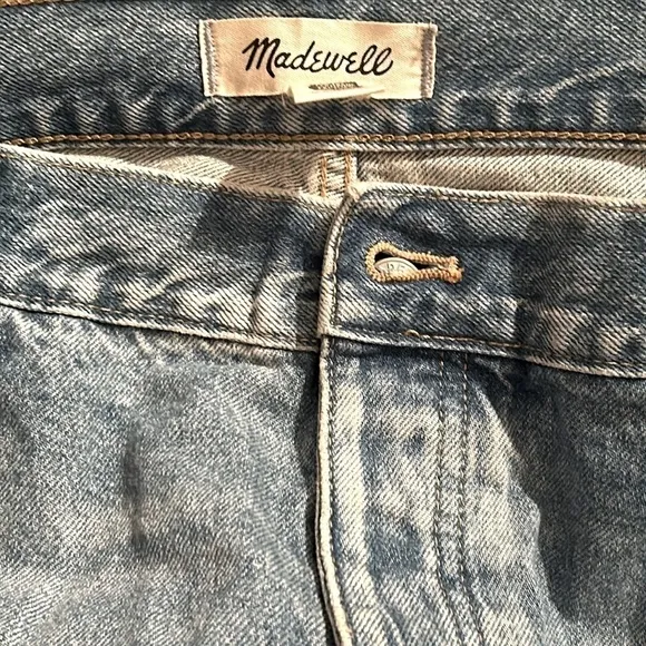 NWOT Madewell Low-Slung Straight Jeans in Olvera Wash Size 33