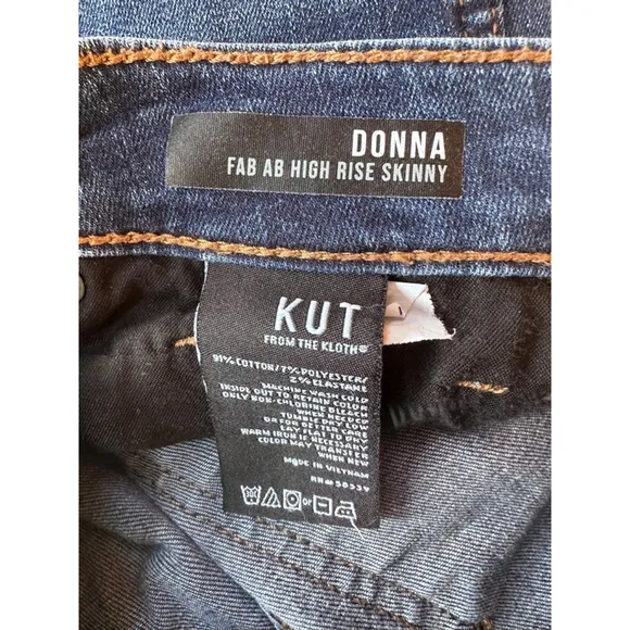 NWOT Women's Size 2 Kut From The Kloth Donna Fab Ab High Rise Skinny Jeans