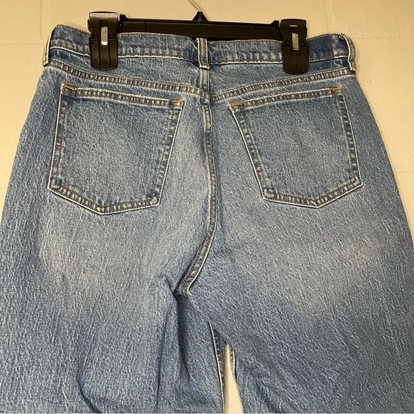 NWT Abercrombie &amp; Fitch The ‘90s Straight Mid Rise Curve Love Size 10/30 Long