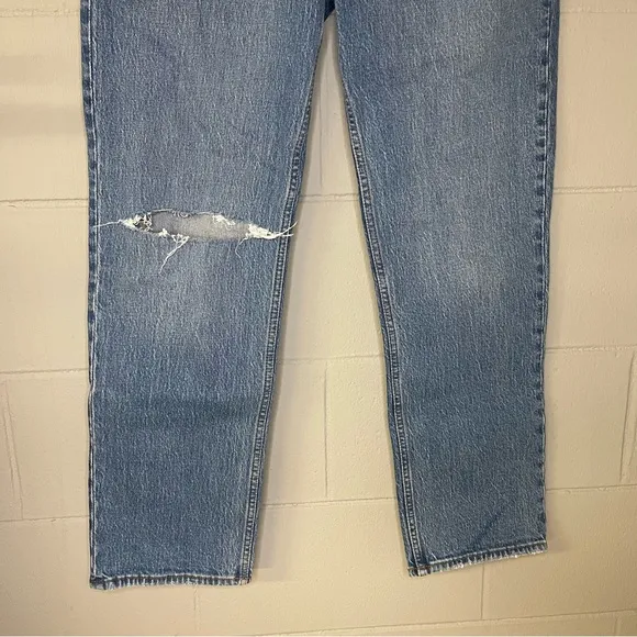 NWT Abercrombie &amp; Fitch The ‘90s Straight Mid Rise Curve Love Size 10/30 Long