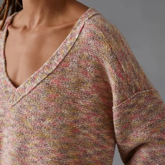 NWT Anthropologie Pilcro V-Neck Oversized Sweater