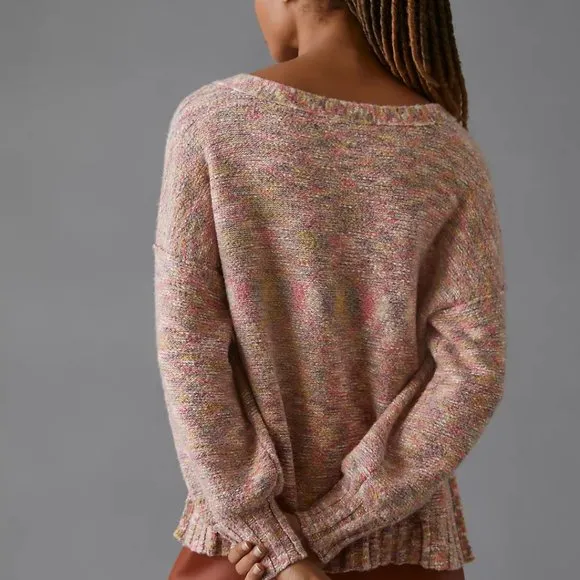 NWT Anthropologie Pilcro V-Neck Oversized Sweater