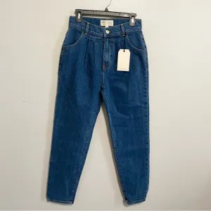 NWT Current/Elliot High Rise Soledad The Arroyo Pleated Jeans Size 26