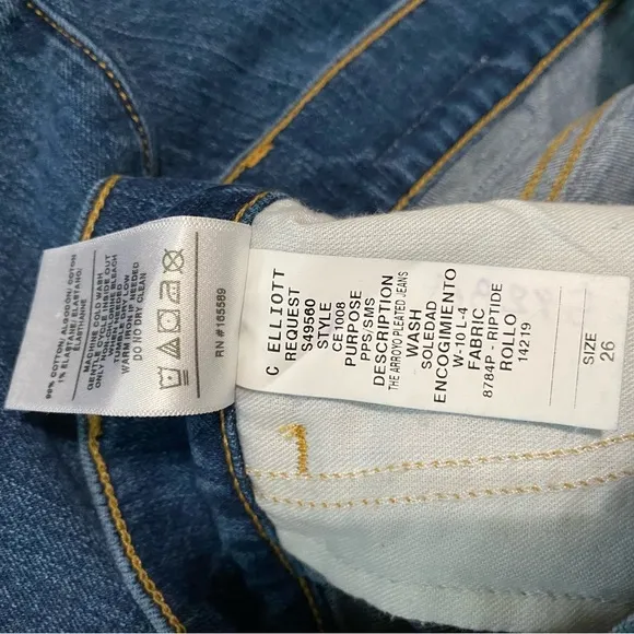 NWT Current/Elliot High Rise Soledad The Arroyo Pleated Jeans Size 26