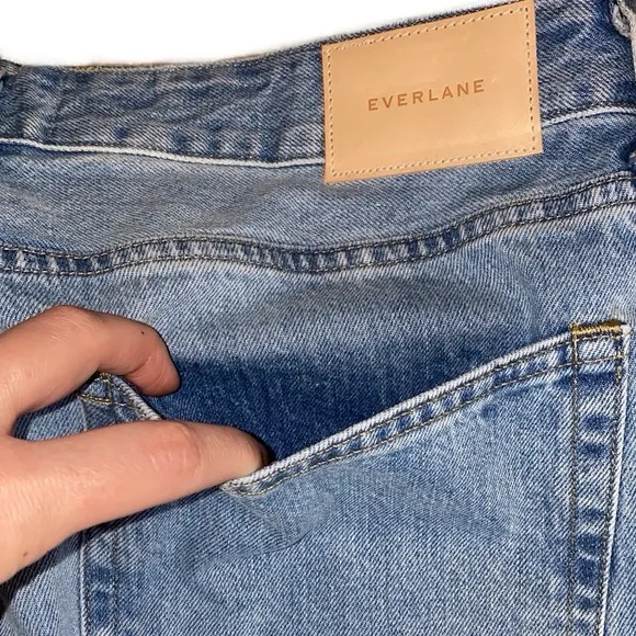 NWT Everlane Blue High Waisted Jeans, Size 33